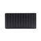 Emanda Black Leather Office Desk