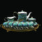 Gentle Blue Bird Tea Set