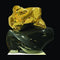 Gold and Black Metal Designer Sculpture