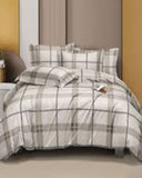 Keisuke Stylish Grey Bedsheet Set