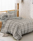 Keisuke Stylish Grey Bedsheet Set