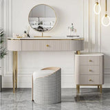 Luxury Gold Finish Dressing Table
