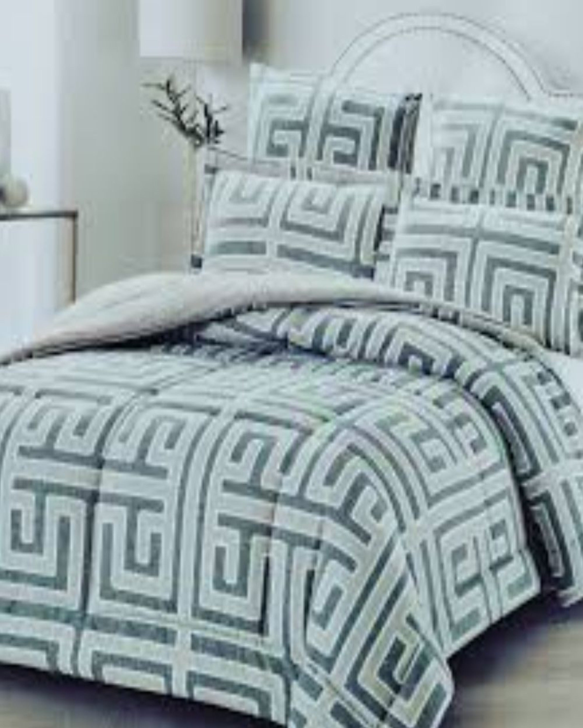 Michel Luxury Grey Bedsheet Set