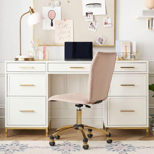 Oogy White Kids Study Table 