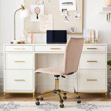 Oogy White Kids Study Table 