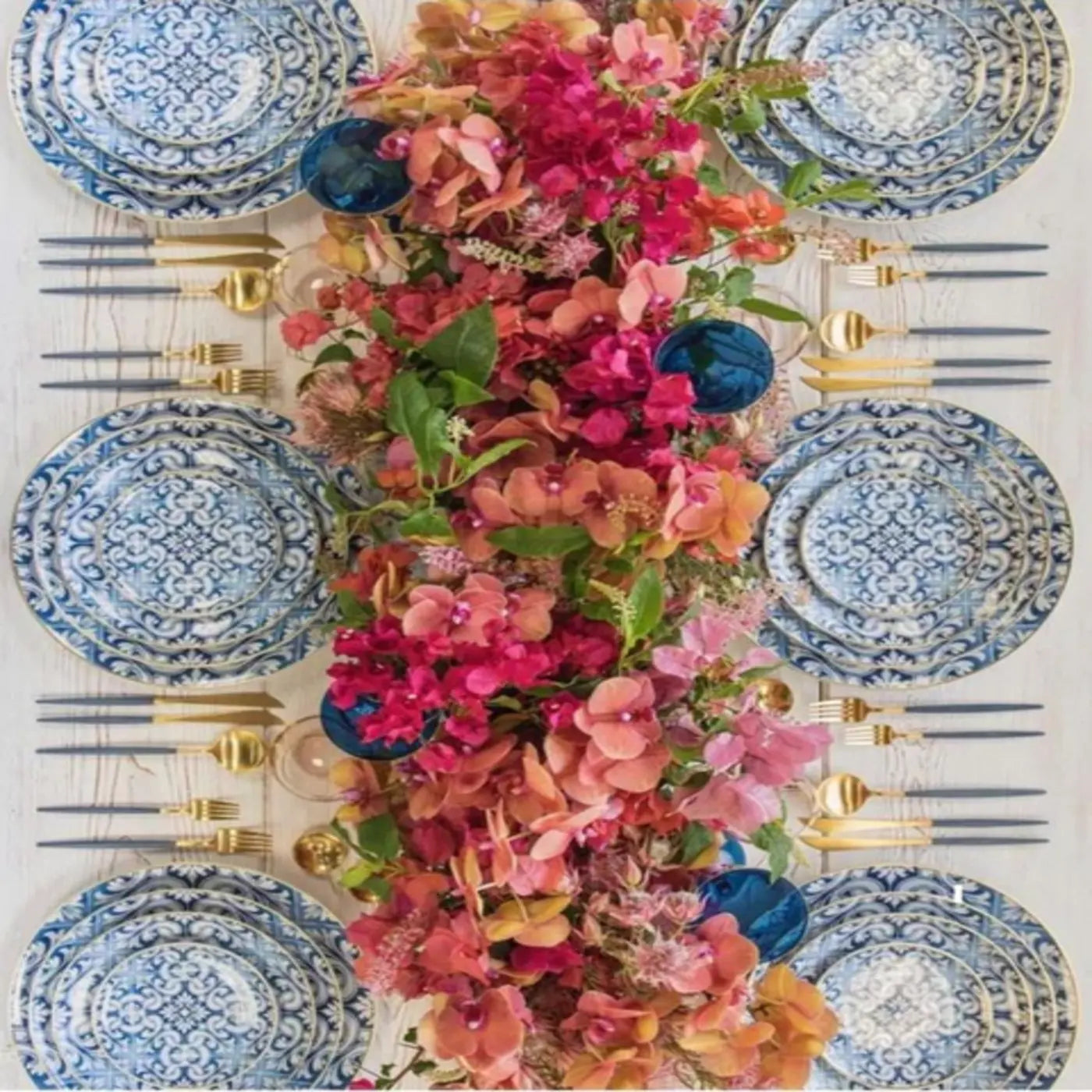 Premium Marble Design Dinner Set
