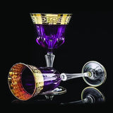 SPYRE Champagne Cut Glass Set