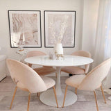 SpaceMax Extendable Round 4 Seater Dining Table