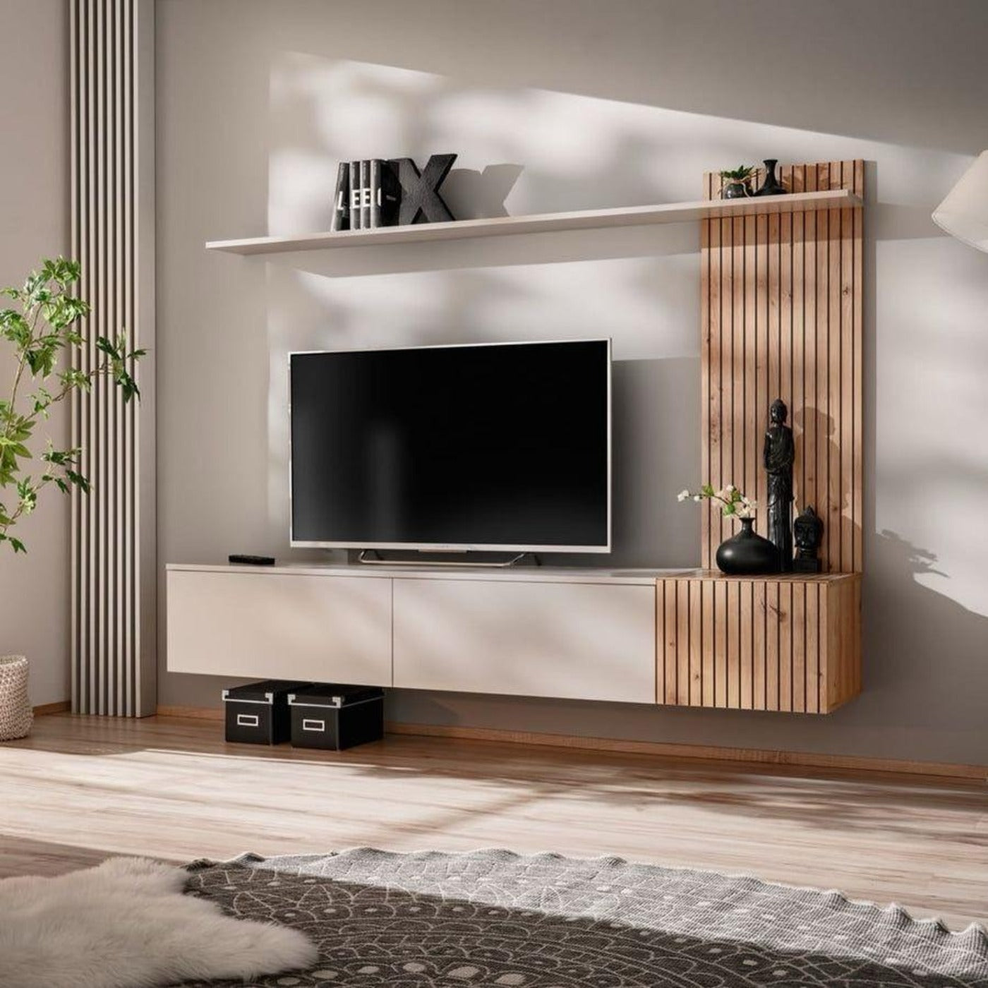 Versatile Storage Wall Shelves