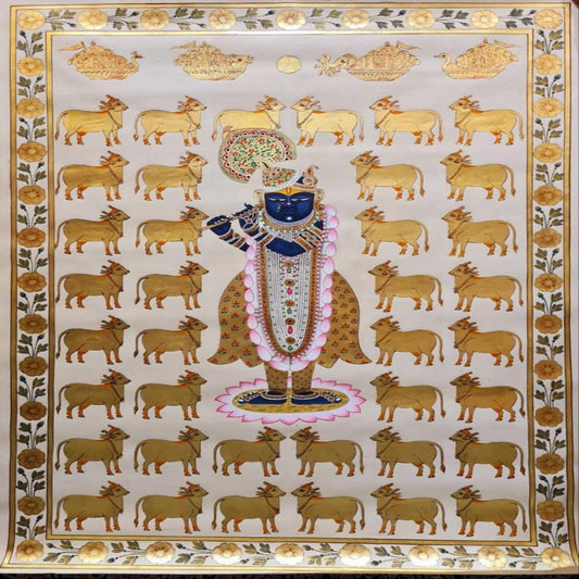 Yogim Golden Pichwai Painting