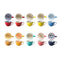 Pipes Multi Color Tea Cup