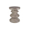 James  Round Wooden Side Tables