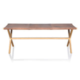 Celli Brown Contemporary Classic Dining Benches