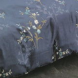 Jakob Blue Cotton Bed Sheets