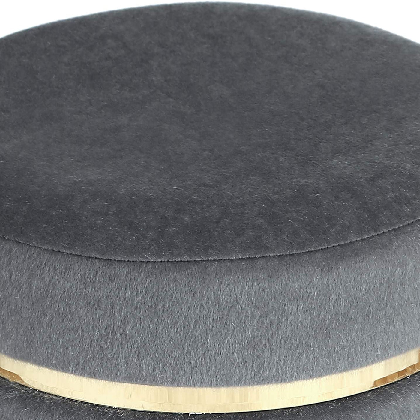Graco Golden Metal Black Ottomans Poufs