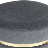 Graco Golden Metal Black Ottomans Poufs