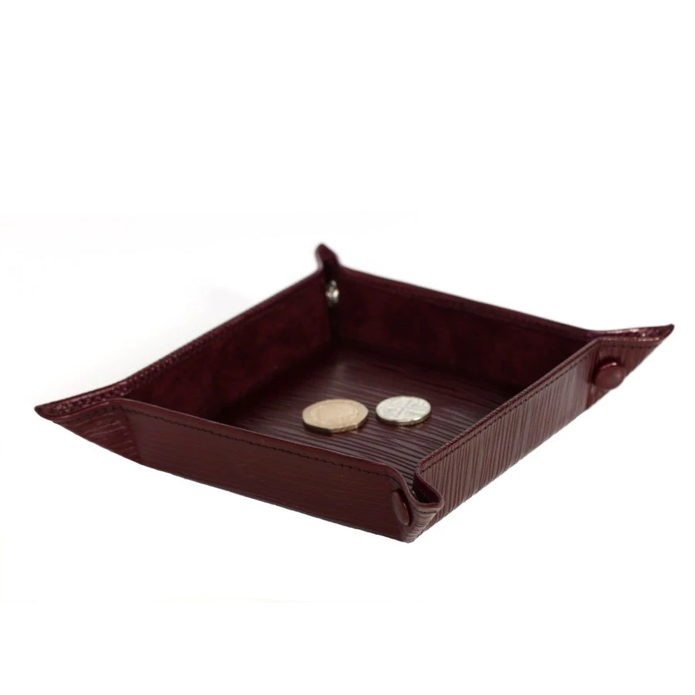 Nyla Brown Leather Tray