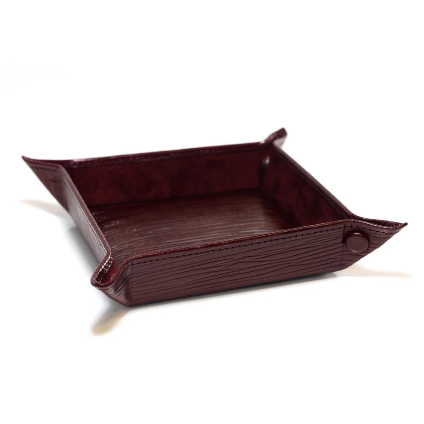 Nyla Brown Leather Tray