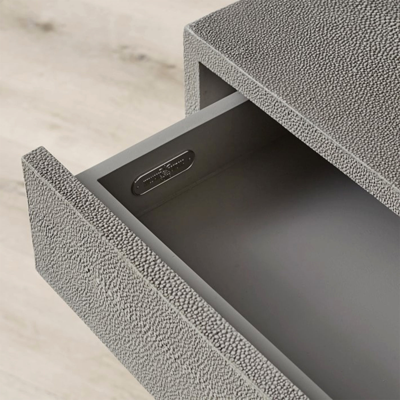 Cooper Grey Modern Work From Home Desks With 2 Drawers